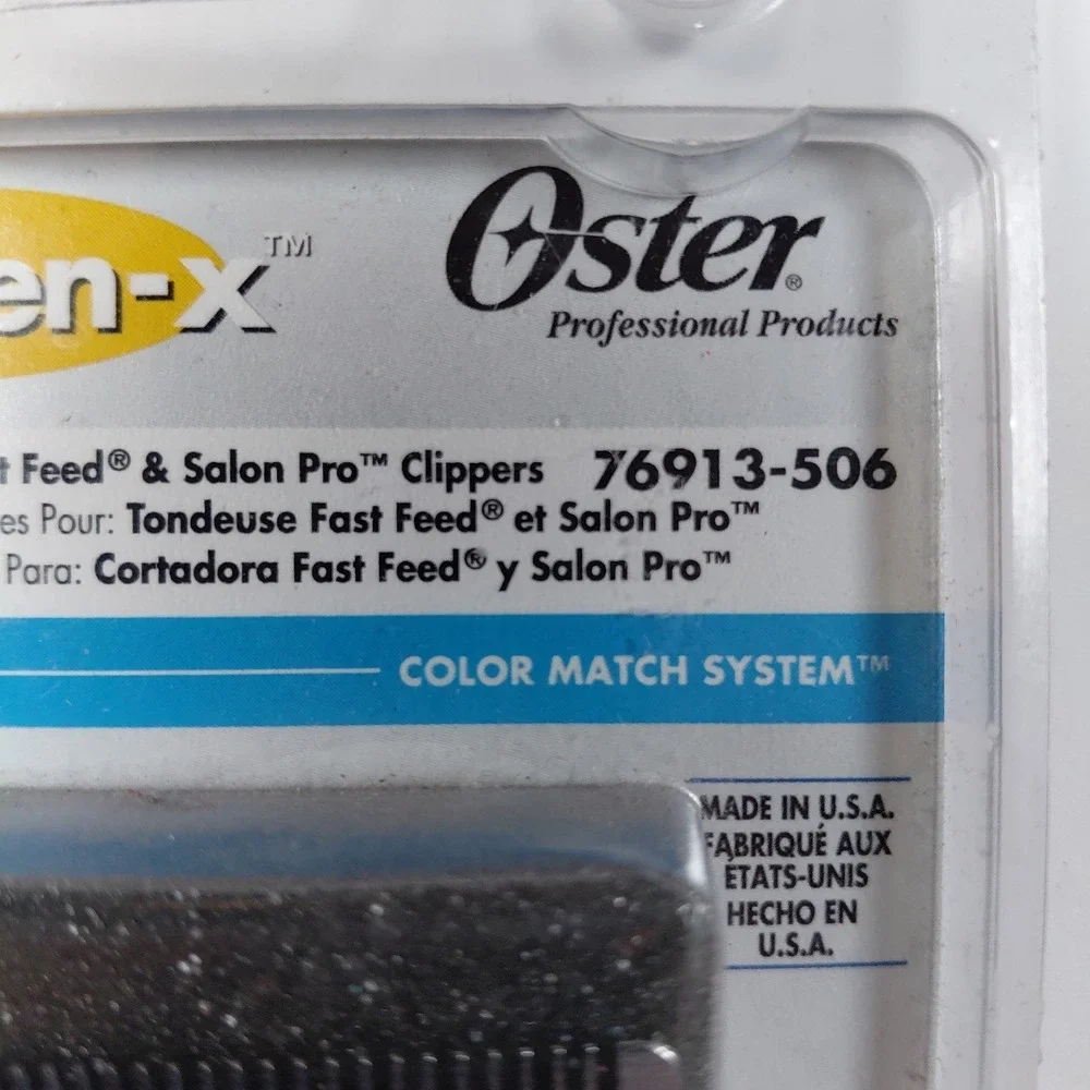 Oster Cryogen-x Fast Feed Salon Pro Clipper Medium Blade 76913-506 913-50 Shears